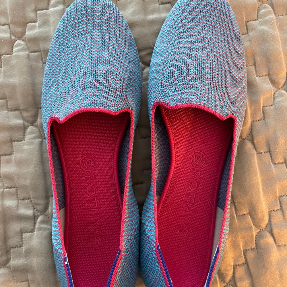 Rothys Bluebell loafers size 12 never worn